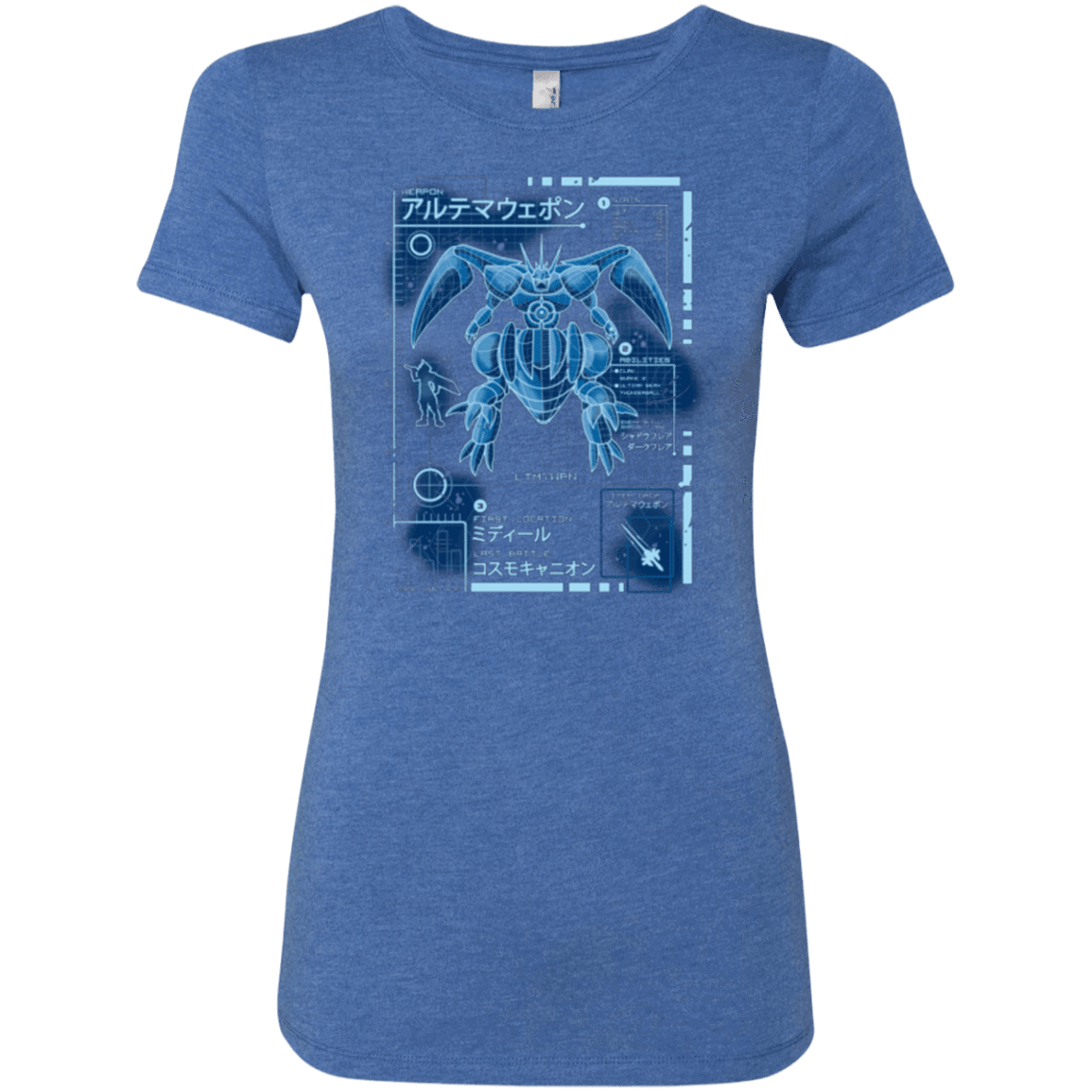 T-Shirts Vintage Royal / Small ULTIMATE BLUE PRINT Women's Triblend T-Shirt