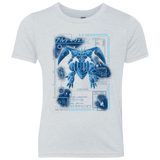 T-Shirts Heather White / YXS ULTIMATE BLUE PRINT Youth Triblend T-Shirt