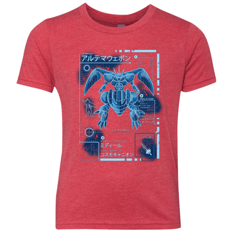 T-Shirts Vintage Red / YXS ULTIMATE BLUE PRINT Youth Triblend T-Shirt