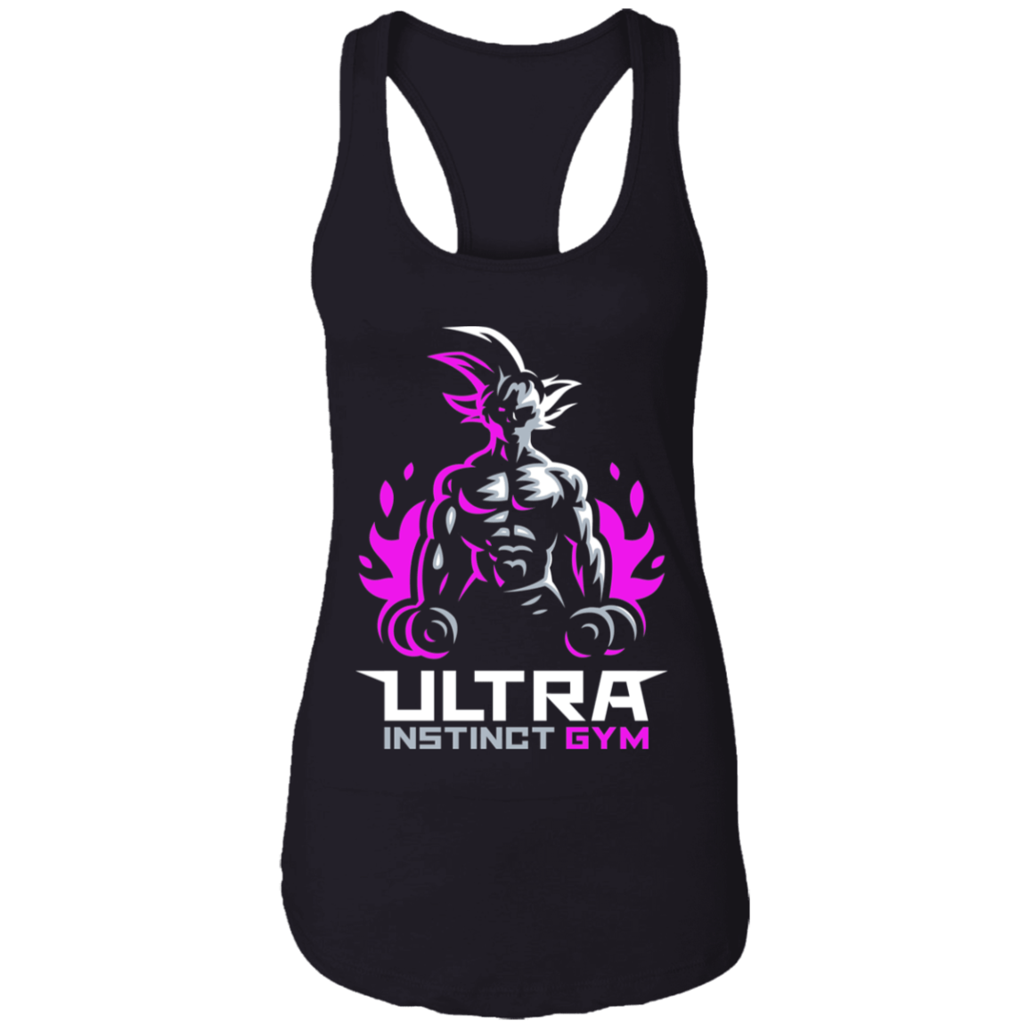 T-Shirts Black / X-Small Ultra Instinct Gym Racerback Tank