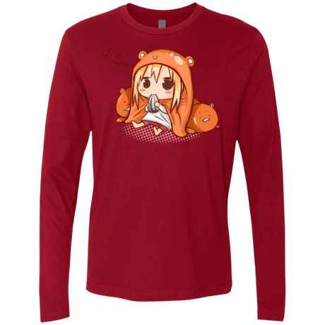 T-Shirts Cardinal / Small Umaru Chan Men's Premium Long Sleeve