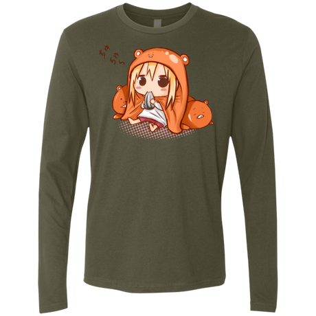 T-Shirts Military Green / Small Umaru Chan Men's Premium Long Sleeve