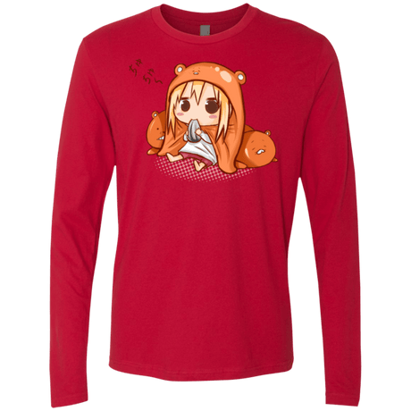 T-Shirts Red / Small Umaru Chan Men's Premium Long Sleeve