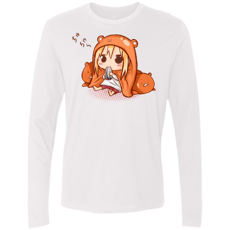 T-Shirts White / Small Umaru Chan Men's Premium Long Sleeve