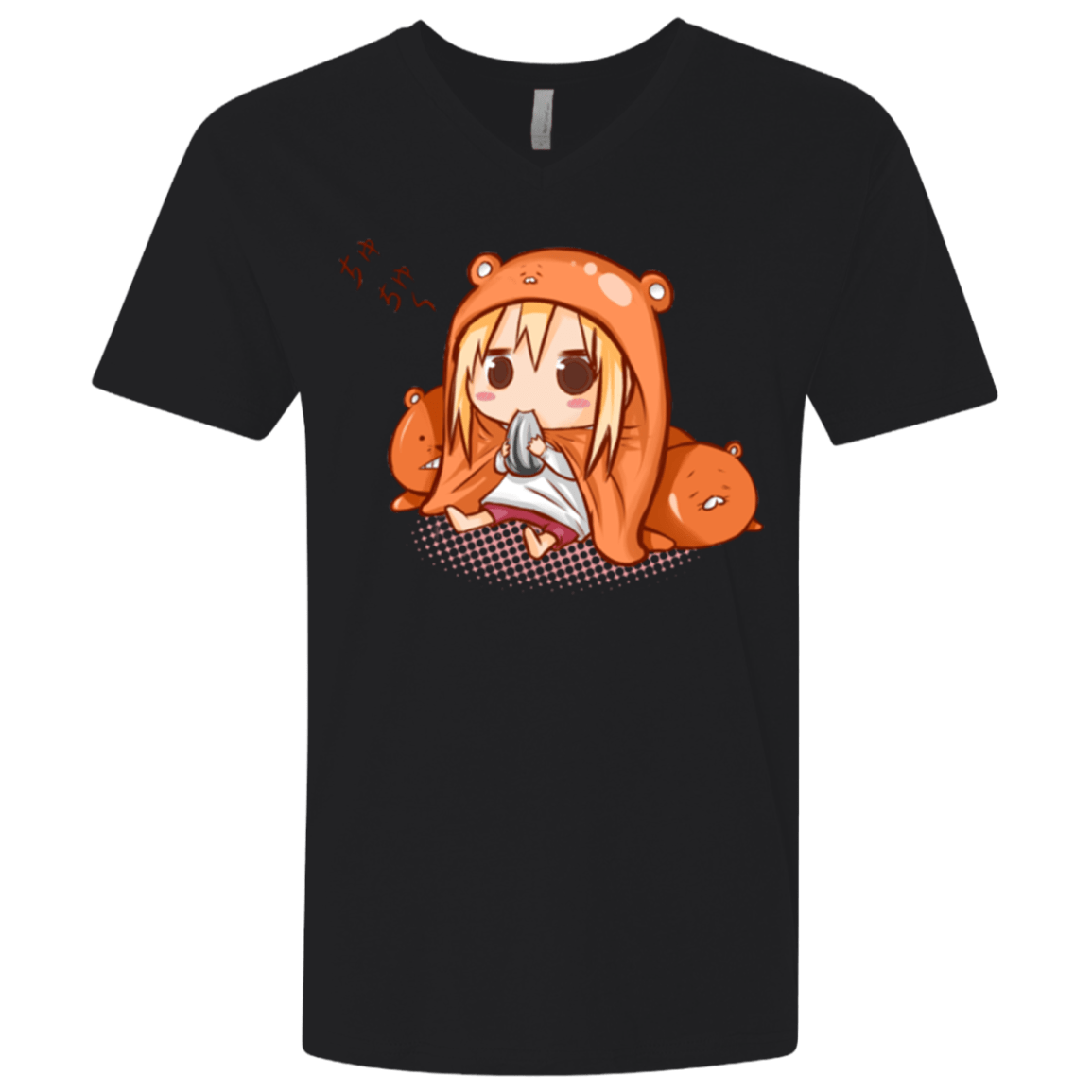 T-Shirts Black / X-Small Umaru Chan Men's Premium V-Neck