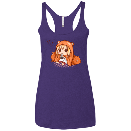 T-Shirts Purple / X-Small Umaru Chan Women's Triblend Racerback Tank