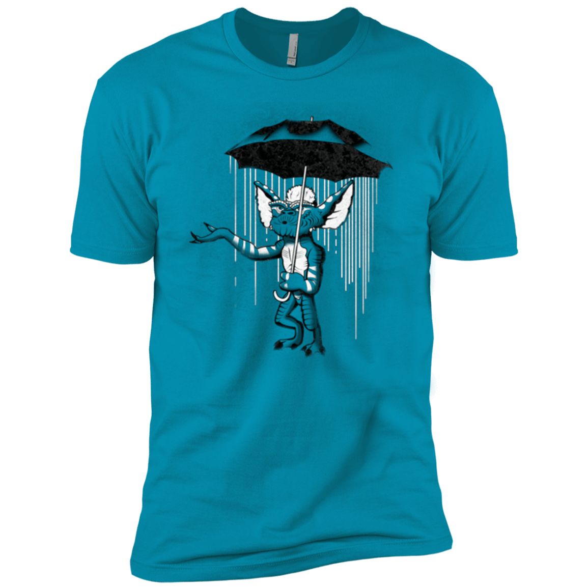 T-Shirts Turquoise / YXS Umbrella Banksy Boys Premium T-Shirt