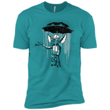T-Shirts Tahiti Blue / X-Small Umbrella Banksy Men's Premium T-Shirt