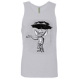 T-Shirts Heather Grey / Small Umbrella Banksy Men's Premium Tank Top