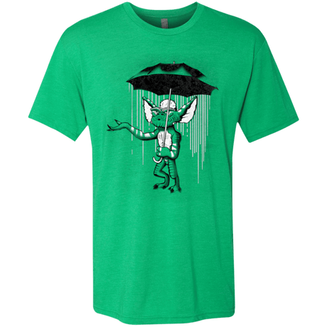T-Shirts Envy / Small Umbrella Banksy Men's Triblend T-Shirt
