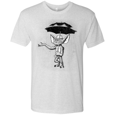 T-Shirts Heather White / Small Umbrella Banksy Men's Triblend T-Shirt