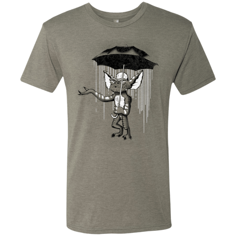 T-Shirts Venetian Grey / Small Umbrella Banksy Men's Triblend T-Shirt