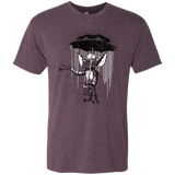 T-Shirts Vintage Purple / Small Umbrella Banksy Men's Triblend T-Shirt
