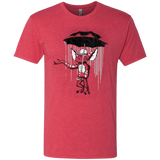 T-Shirts Vintage Red / Small Umbrella Banksy Men's Triblend T-Shirt
