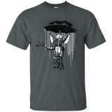 T-Shirts Dark Heather / Small Umbrella Banksy T-Shirt