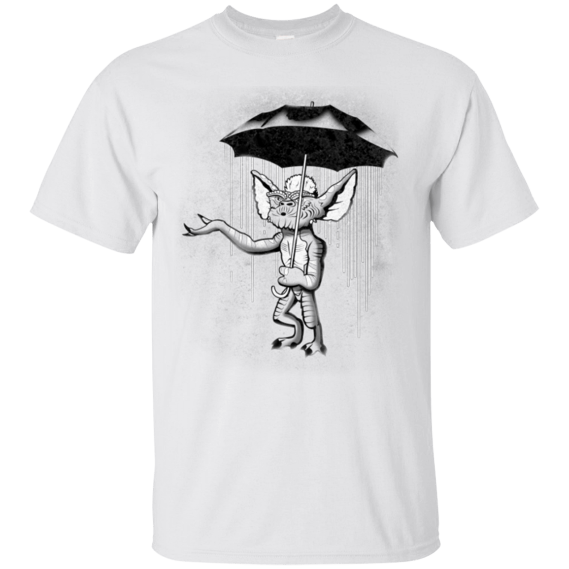 T-Shirts White / Small Umbrella Banksy T-Shirt