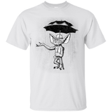 T-Shirts White / Small Umbrella Banksy T-Shirt