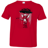 T-Shirts Red / 2T Umbrella Banksy Toddler Premium T-Shirt