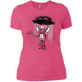 T-Shirts Hot Pink / X-Small Umbrella Banksy Women's Premium T-Shirt