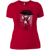 T-Shirts Red / X-Small Umbrella Banksy Women's Premium T-Shirt