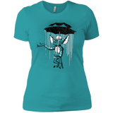 T-Shirts Tahiti Blue / X-Small Umbrella Banksy Women's Premium T-Shirt