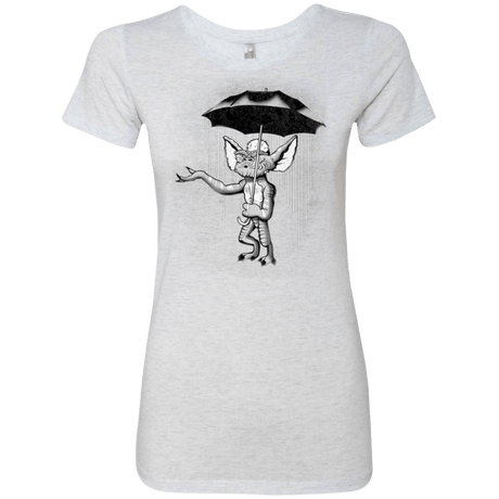 T-Shirts Heather White / Small Umbrella Banksy Women's Triblend T-Shirt