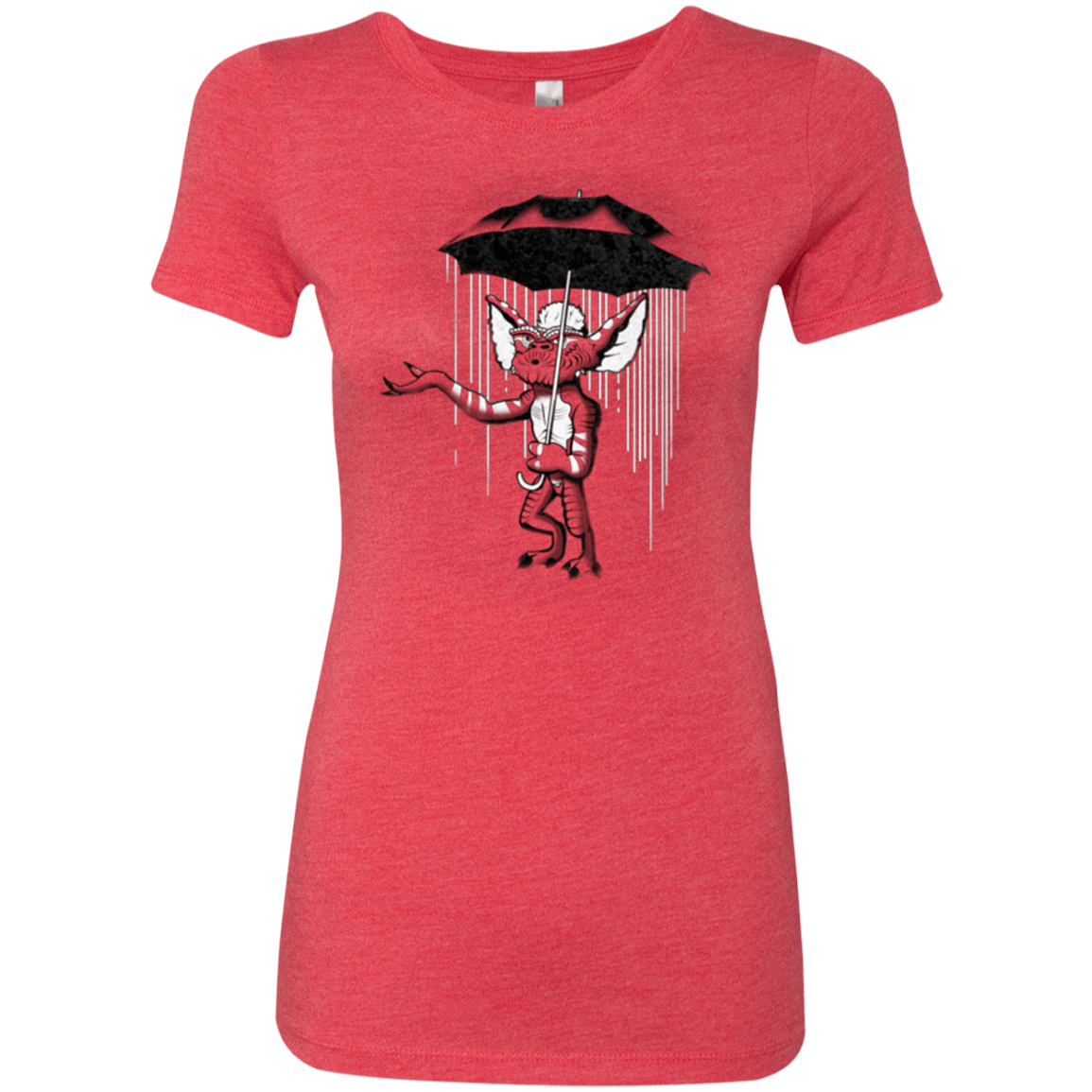 T-Shirts Vintage Red / Small Umbrella Banksy Women's Triblend T-Shirt