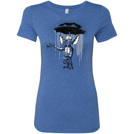 T-Shirts Vintage Royal / Small Umbrella Banksy Women's Triblend T-Shirt