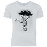 T-Shirts Heather White / YXS Umbrella Banksy Youth Triblend T-Shirt