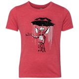 T-Shirts Vintage Red / YXS Umbrella Banksy Youth Triblend T-Shirt