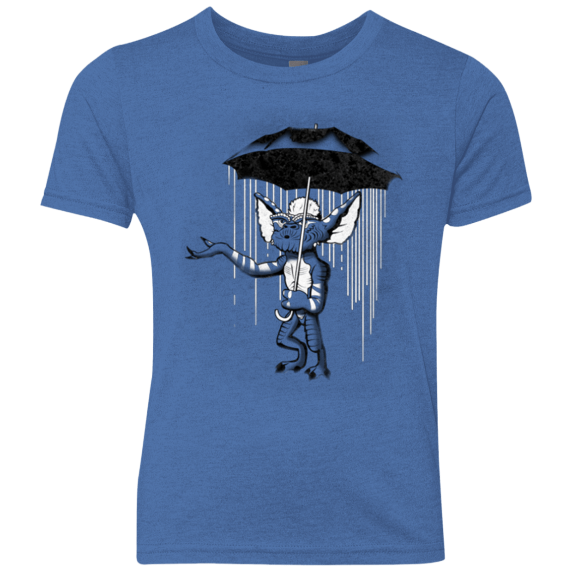 T-Shirts Vintage Royal / YXS Umbrella Banksy Youth Triblend T-Shirt