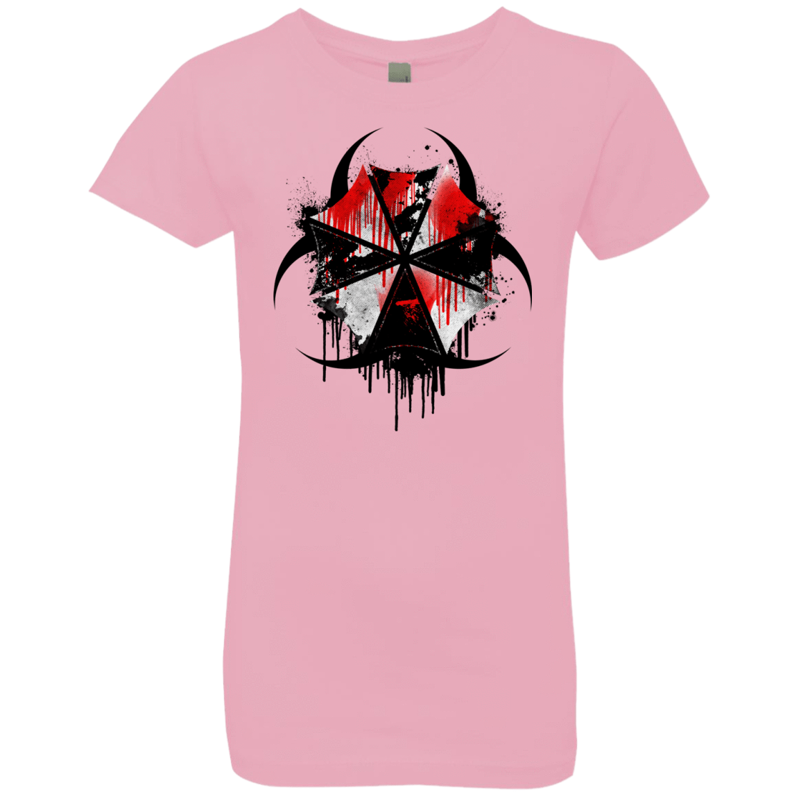 T-Shirts Light Pink / YXS Umbrella Corp Girls Premium T-Shirt