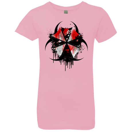 T-Shirts Light Pink / YXS Umbrella Corp Girls Premium T-Shirt