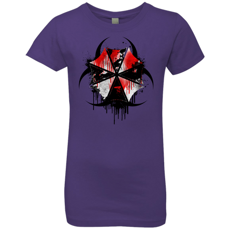 T-Shirts Purple Rush / YXS Umbrella Corp Girls Premium T-Shirt