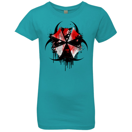 T-Shirts Tahiti Blue / YXS Umbrella Corp Girls Premium T-Shirt
