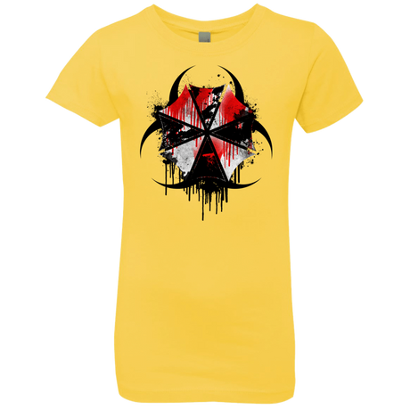 T-Shirts Vibrant Yellow / YXS Umbrella Corp Girls Premium T-Shirt