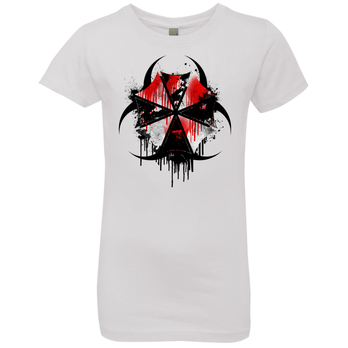 T-Shirts White / YXS Umbrella Corp Girls Premium T-Shirt
