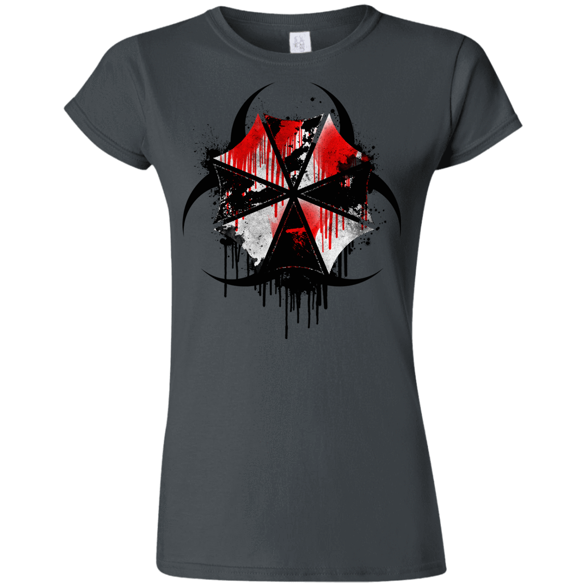 T-Shirts Charcoal / S Umbrella Corp Junior Slimmer-Fit T-Shirt