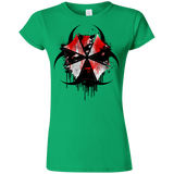 T-Shirts Irish Green / S Umbrella Corp Junior Slimmer-Fit T-Shirt