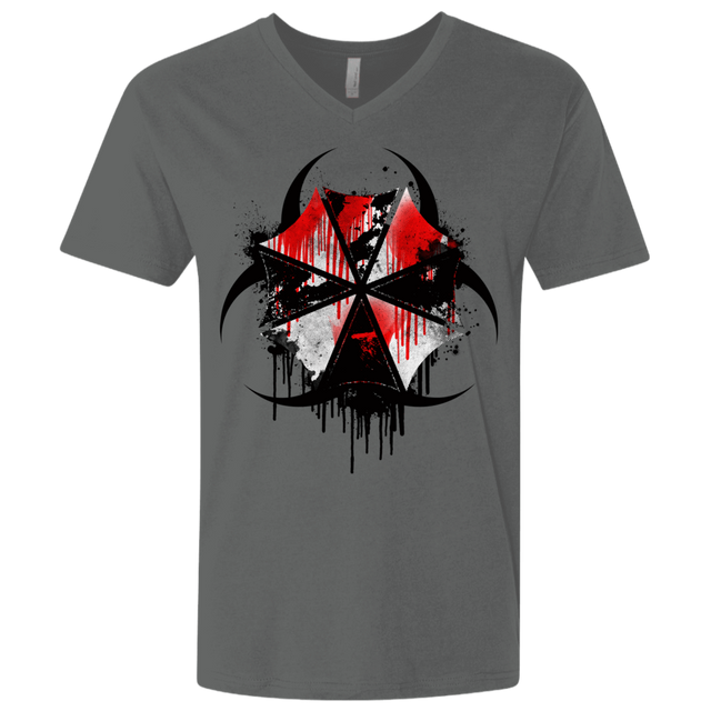 T-Shirts Heavy Metal / X-Small Umbrella Corp Men's Premium V-Neck