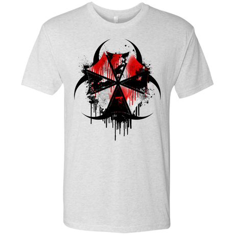 T-Shirts Heather White / S Umbrella Corp Men's Triblend T-Shirt