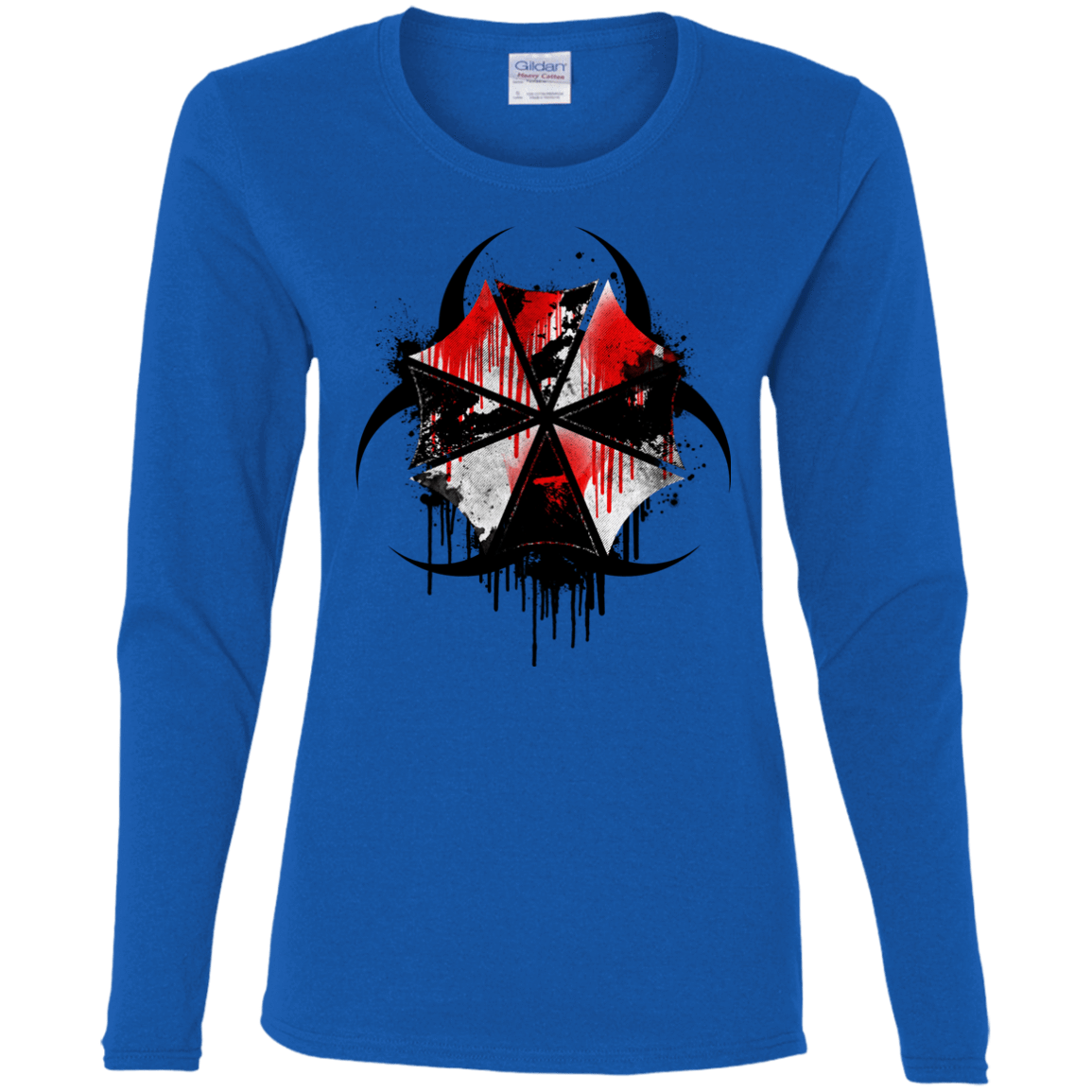 T-Shirts Royal / S Umbrella Corp Women's Long Sleeve T-Shirt
