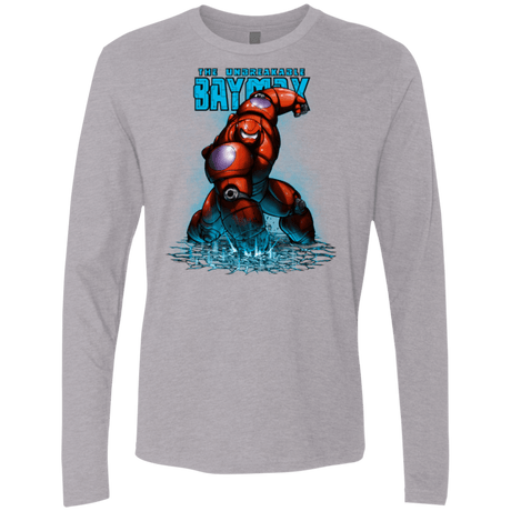 T-Shirts Heather Grey / Small Unbreakable Hero Men's Premium Long Sleeve