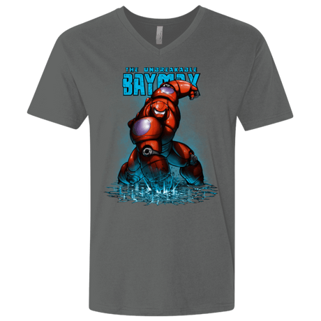 T-Shirts Heavy Metal / X-Small Unbreakable Hero Men's Premium V-Neck