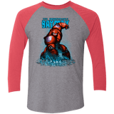 T-Shirts Premium Heather/ Vintage Red / X-Small Unbreakable Hero Triblend 3/4 Sleeve
