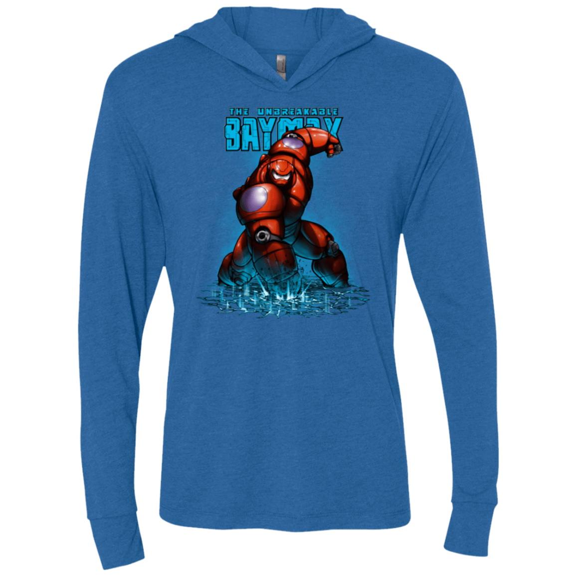 T-Shirts Vintage Royal / X-Small Unbreakable Hero Triblend Long Sleeve Hoodie Tee