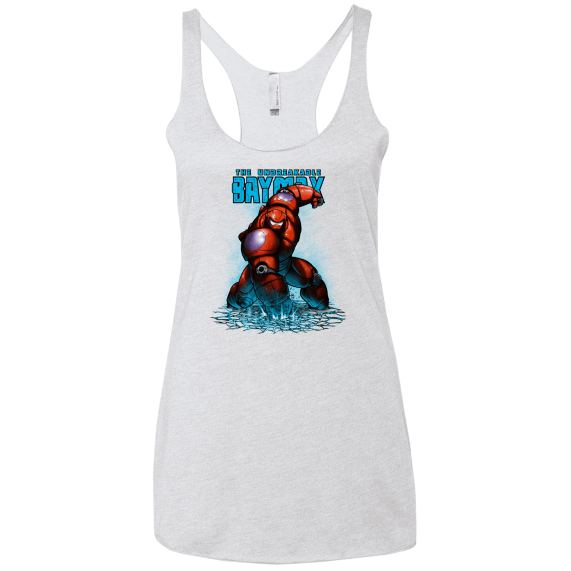 T-Shirts Heather White / X-Small Unbreakable Hero Women's Triblend Racerback Tank
