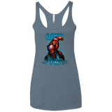 T-Shirts Indigo / X-Small Unbreakable Hero Women's Triblend Racerback Tank