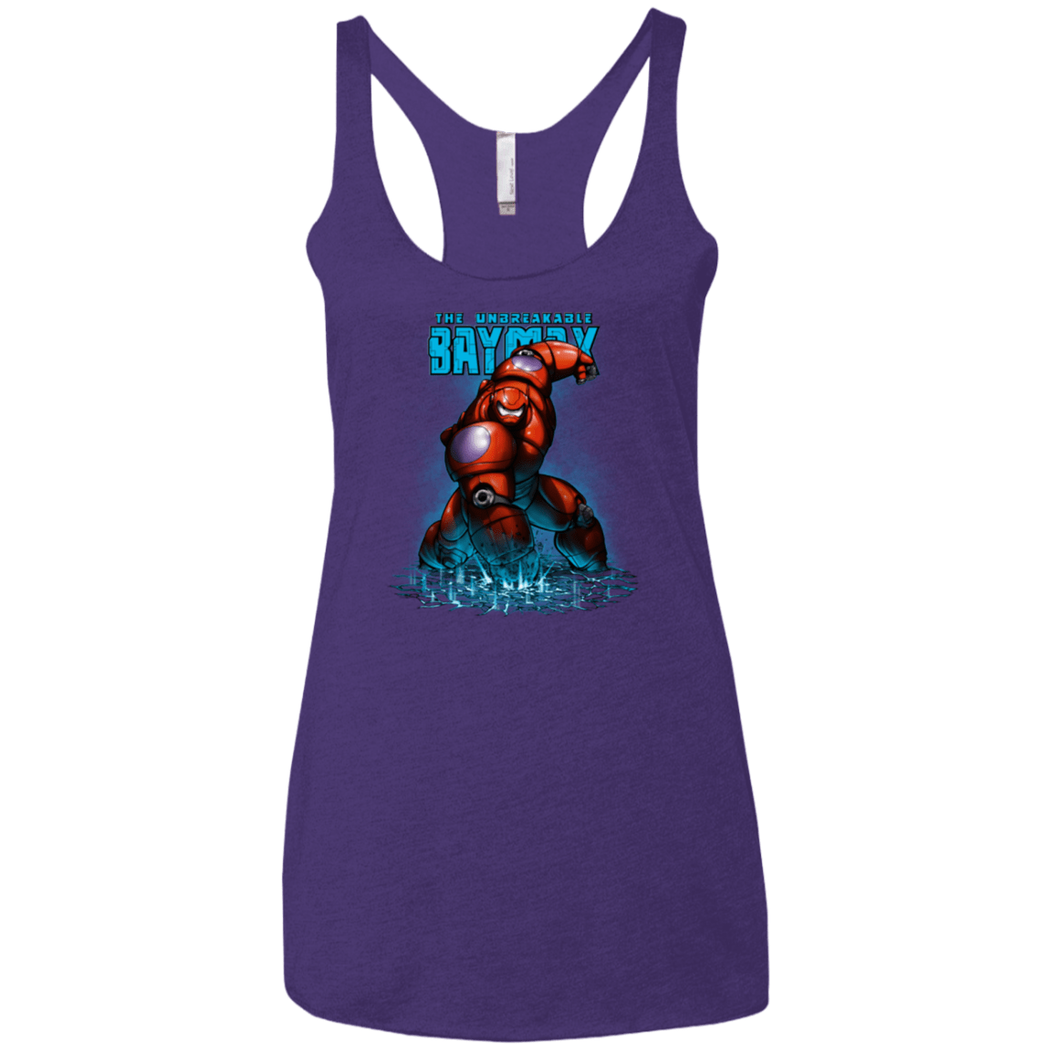 T-Shirts Purple / X-Small Unbreakable Hero Women's Triblend Racerback Tank