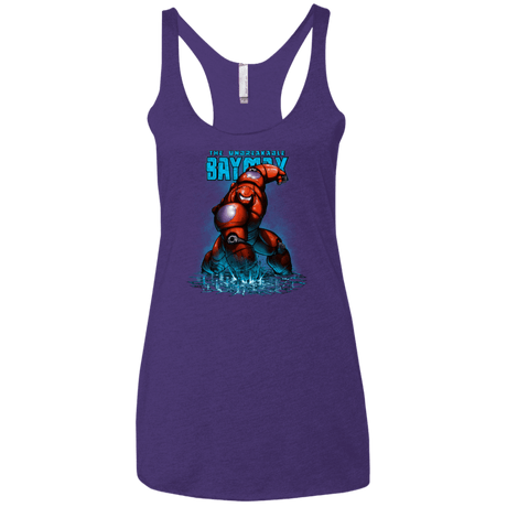 T-Shirts Purple / X-Small Unbreakable Hero Women's Triblend Racerback Tank